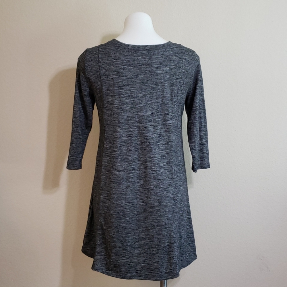 One Clothing LA Baby Doll Dress Women's Size Small Navy Blue - Picture 5 of 8